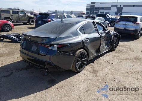 2021 Lexus Is 350 F Sport z USA, uszkodzony, nr VIN JTHGZ1B21M5037820